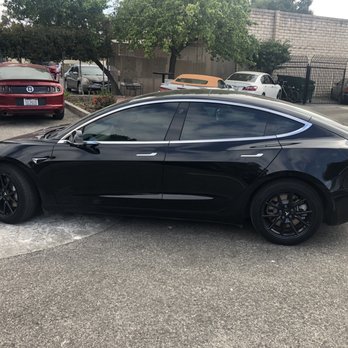 Chap Detail - Window Tinting & Auto Detail - Black Tesla Model 3 Long Range AWD - Auto Detailing Near Me - Westlake Village, California Chap Detail - Window Tinting & Auto Detail - Black Tesla Model 3 Long Range AWD - Auto Detailing Near Me - Westlake Village, California