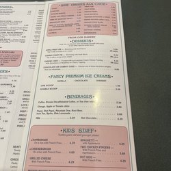 Farmer Boy Restaurant - Menu