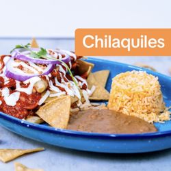 GIG Tacos De Guisado-Stews & More - Chilaquiles crunchy or soft, green or red sauce upgraded with any meat of