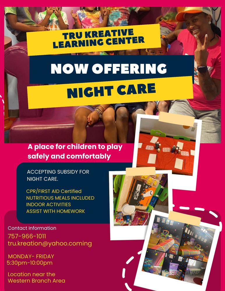 Tru Kreative Learning Center - childcare center in Chesapeake, VA