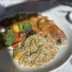 Tookie's Seafood - Louisiana boudin stuffed catfish