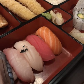 Asaka sushi - A bento box with my favorite sushi items. Would have been 100% if I had eel. It's my favorite. - Sushi Bars Near Me - Cleburne, Texas
