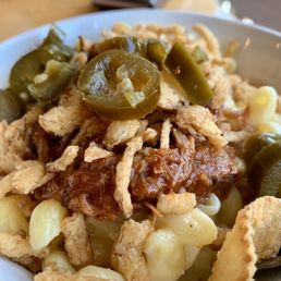 Pulled pork Mac and cheese. FTW!!