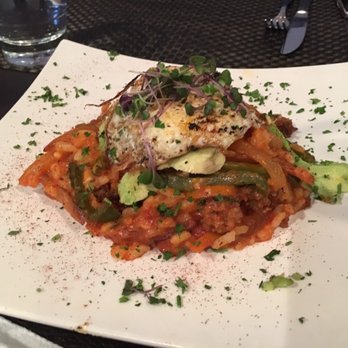 Risotto - Southwestern risotto (brunch menu) - Mediterranean Near Me - Albany, New York Risotto - Southwestern risotto (brunch menu) - Mediterranean Near Me - Albany, New York