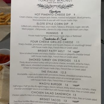 Toasted Walnut Table and Market - Menu - Comfort Food Near Me - Celina, Texas Toasted Walnut Table and Market - Menu - Comfort Food Near Me - Celina, Texas