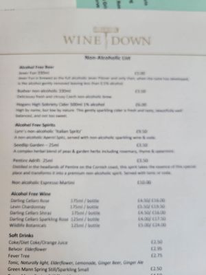 Menu photo 3 Wine Down Douglas, IOM