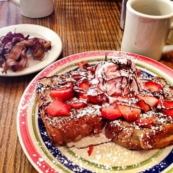 Strawberry Place - Awesome! Nutella french toast stuffed with strawberries & bananas, topped with strawberry ice cream. - Breakfast & Brunch Near Me - Nyack, New York Strawberry Place - Awesome! Nutella french toast stuffed with strawberries & bananas, topped with strawberry ice cream. - Breakfast & Brunch Near Me - Nyack, New York