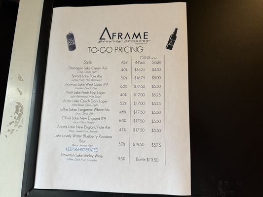 A-FRAME Brewing Co by null