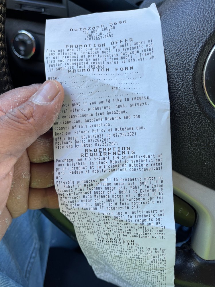 AUTOZONE Updated September 2024 35 Reviews 730 Admiral Callaghan Ln, Vallejo, California