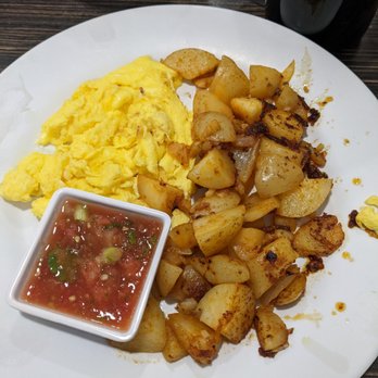 Off Street Cafe - $10 2 eggs any style and undercooked home style taters. - American Near Me - Cerritos, California Off Street Cafe - $10 2 eggs any style and undercooked home style taters. - American Near Me - Cerritos, California