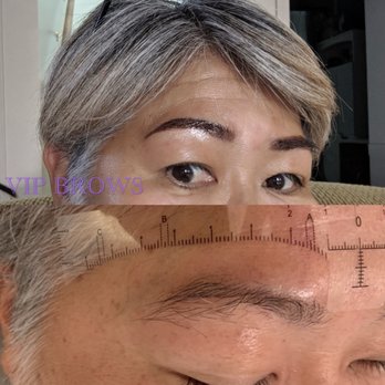 VIP Brows - Client Selfie After Pic. - Permanent Makeup Near Me