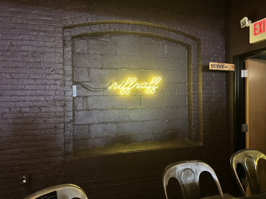 Riffraff bookstore and bar by null