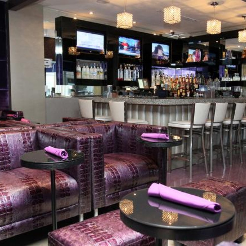 Auto Spa Bistro - interior, very upscale and have a lounge feel. It's designed better than half the clubs in Atlanta, lol - New American Near Me - Atlanta, Georgia