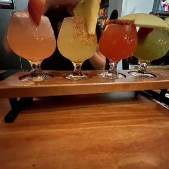 Kalaveras - Margarita flight- i believe it was strawberry/pineapple/mango/cucumber - Latin American Near Me - San Pedro, California