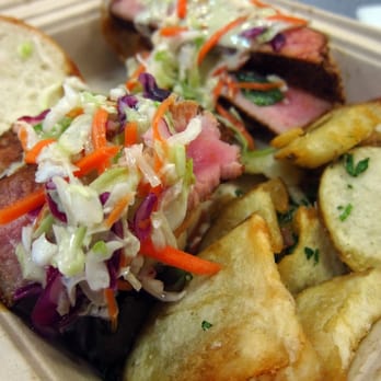 Eat Curbside - ahi sliders ($9) - Food Stands Near Me Eat Curbside - ahi sliders ($9) - Food Stands Near Me