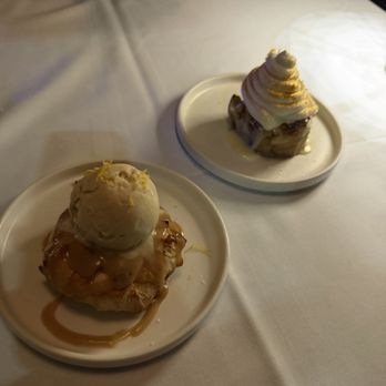 Linden - Desert - bread pudding and peach cobbler - New American Near Me - Los Angeles, California