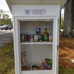 Grace on the Ashley - Lowcountry Blessings Box: If you are needy, take something. If you have some food to give, leave it.