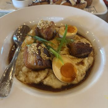 Fig Tree Cafe - Crispy Pork Belly & Grits - Sandwiches Near Me - Pacific Beach, California