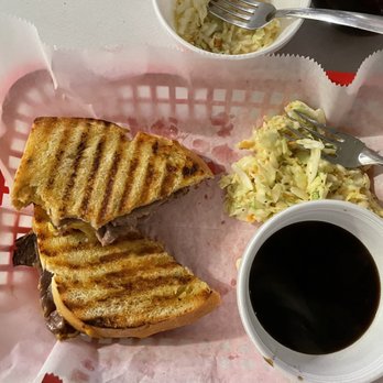 Firehouse Grill - Beef Dip w/Cheddar Cheese with Salty's Southern Slaw - Sandwiches Near Me - Janesville, California Firehouse Grill - Beef Dip w/Cheddar Cheese with Salty's Southern Slaw - Sandwiches Near Me - Janesville, California