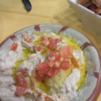 The Palace Lounge - Mutabal aka eggplant dip - Middle Eastern Near Me - Upland, California The Palace Lounge - Mutabal aka eggplant dip - Middle Eastern Near Me - Upland, California