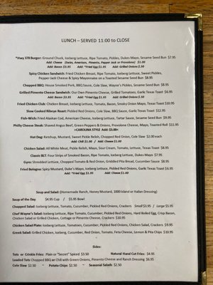 Menu photo 2 HWY 378 Diner Eastover, SC Menu photo 2 HWY 378 Diner Eastover, SC
