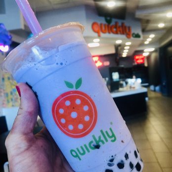 Quickly Boba Tea - Taro Slush!!! - Bubble Tea Near Me - Orlando, Florida