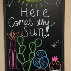 East Valley Family Physicians - Neon colorful chalk art in hallway