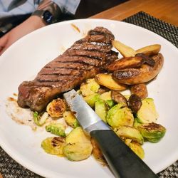 Bistro 79 - Steak & brussel sprouts
