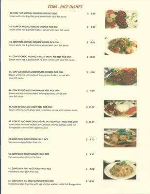 Menu photo 5 Pho Saigon Macon, GA