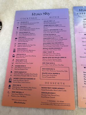 Menu photo 2 Rosa Sky Miami, FL Menu photo 2 Rosa Sky Miami, FL