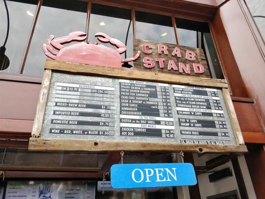 Menu photo 7 Pier Market Stand San Francisco, CA