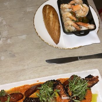 Driftwood Kitchen - Spanish octopus . shrimp - Seafood Near Me - Laguna Beach, California