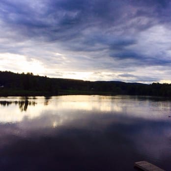 The Marina - Dinner view at dusk. - American Near Me - Brattleboro, Vermont
