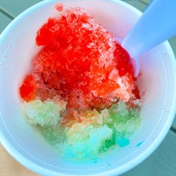 Tropical Sno - Small cup. This was considered "full"