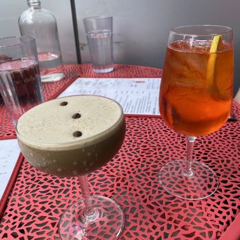 Shy Bird - Espresso martini; aperol spritz - Cocktail Bars Near Me - Cambridge, Massachusetts