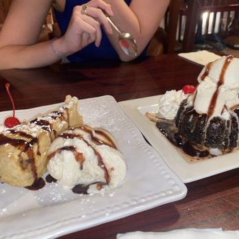 Shibui - Tempura cheesecake & chocolate molten cake - Japanese Near Me - Sunset, Florida