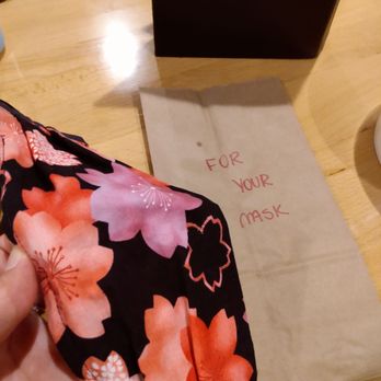 Haru - Bag for your mask.... - Ramen Near Me - Reno, Nevada