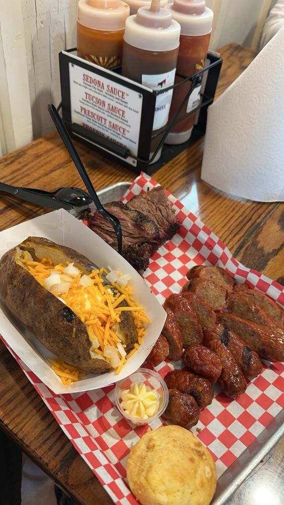 Food from State 48 Hometown BBQ