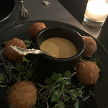 ABC Cocina - Gooey Spicy Ham and Cheese Fritters - Latin American Near Me - New York, New York ABC Cocina - Gooey Spicy Ham and Cheese Fritters - Latin American Near Me - New York, New York