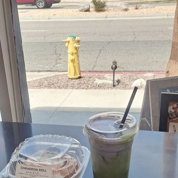 Espresso Self - Iced lavender matcha latte - Coffee & Tea Near Me - Desert Hot Springs, California Espresso Self - Iced lavender matcha latte - Coffee & Tea Near Me - Desert Hot Springs, California