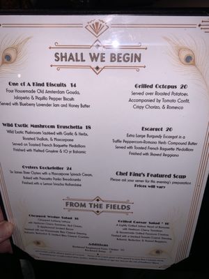 Menu photo 2 O.A.K. Prime Kitchen and Bar Myrtle Beach, SC