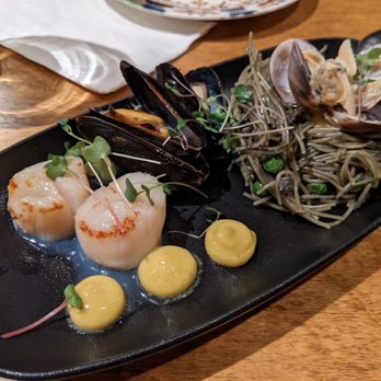 Barcelona Tapas & Wine Bar - Fideos in squid ink - Tapas Bars Near Me - Bowen Island, British Columbia