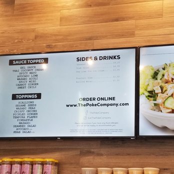 The Poke Company - Menu - Poke Near Me - Boynton Beach, Florida