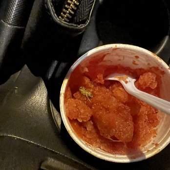 El Kiosko Magnolia - a bowl of food with a spoon in it - Ice Cream & Frozen Yogurt Near Me - Magnolia, Texas