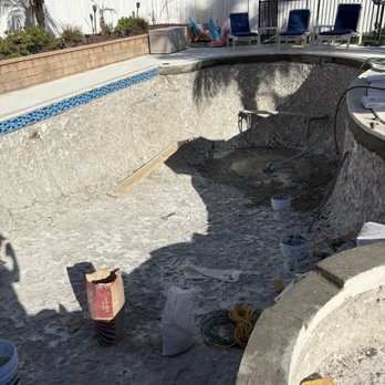California Custom Pools - Before in demolition phase - Pool & Hot Tub Service Near Me - Temecula, California