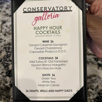 THE CONSERVATORY - GALLERIA - Updated September 2024 - 148 Photos & 36 ...