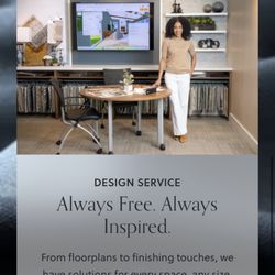 Havertys Furniture - Complimentary design service for a new space .