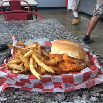 Roaming Rooster - Hot honey chicken sandwich with fries... - Chicken Shop Near Me - Washington, DC, District of Columbia Roaming Rooster - Hot honey chicken sandwich with fries... - Chicken Shop Near Me - Washington, DC, District of Columbia