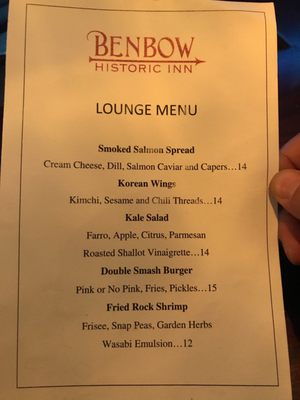 Menu photo 5 Benbow Inn Restaurant Garberville, CA