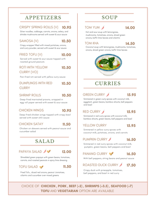 Menu photo 6 Chai Yo Thai Cuisine San Mateo, CA